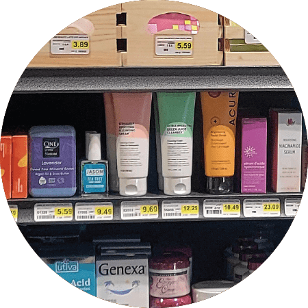 Bodycare selection at Farmers Fresh health & wellness department