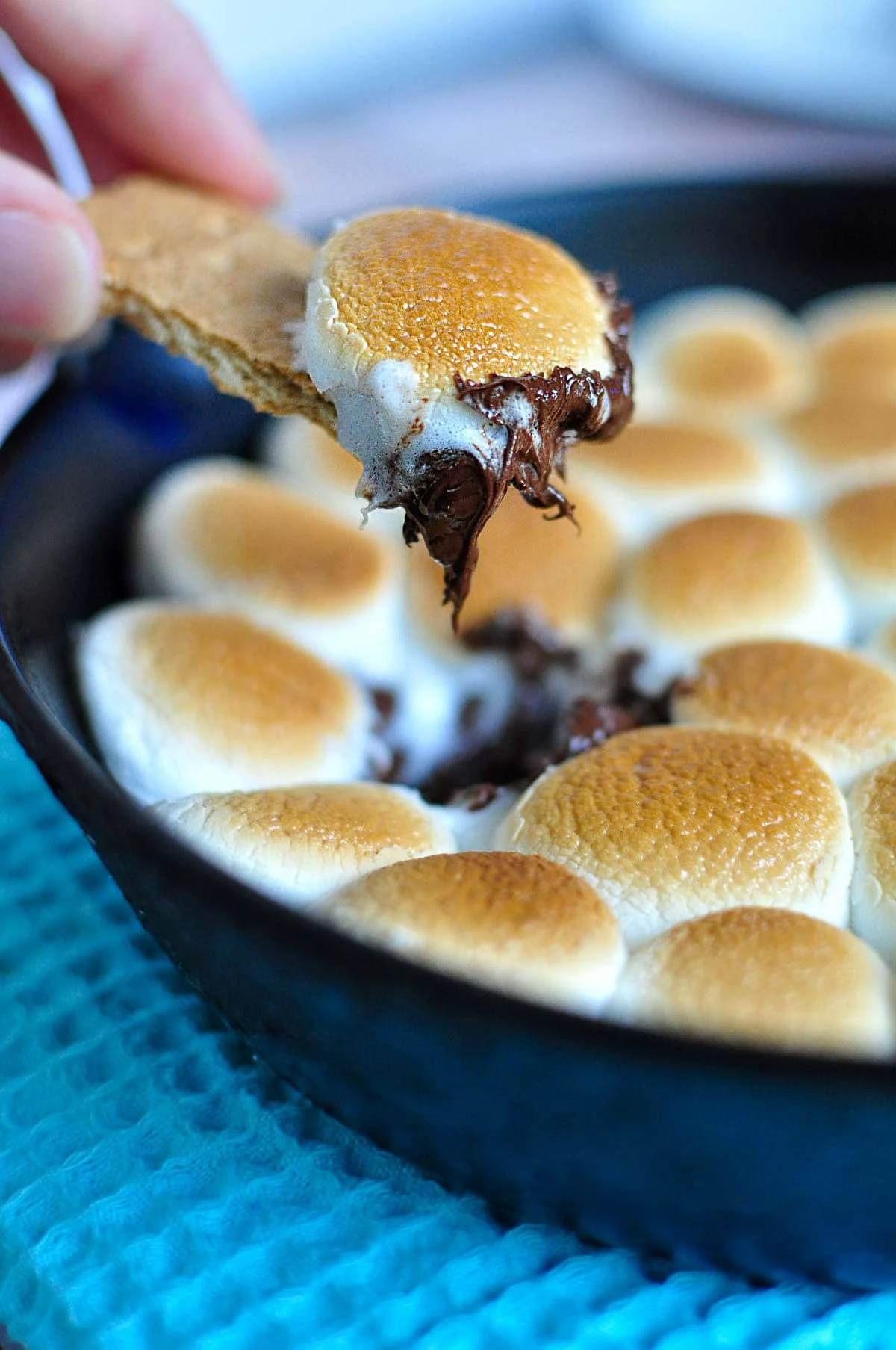 S'mores skillet dip dessert