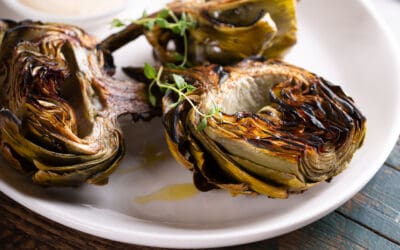 Roasted Artichokes + Sauce