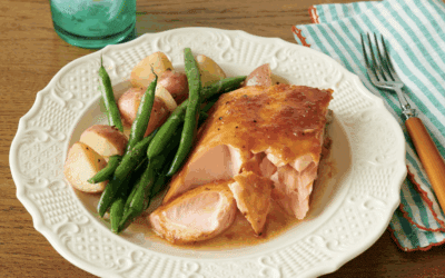 Apple Cider Glazed Salmon