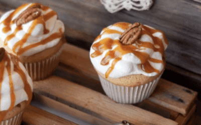 Caramel Vanilla Cupcakes