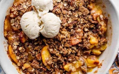 Pecan Peach Crisp