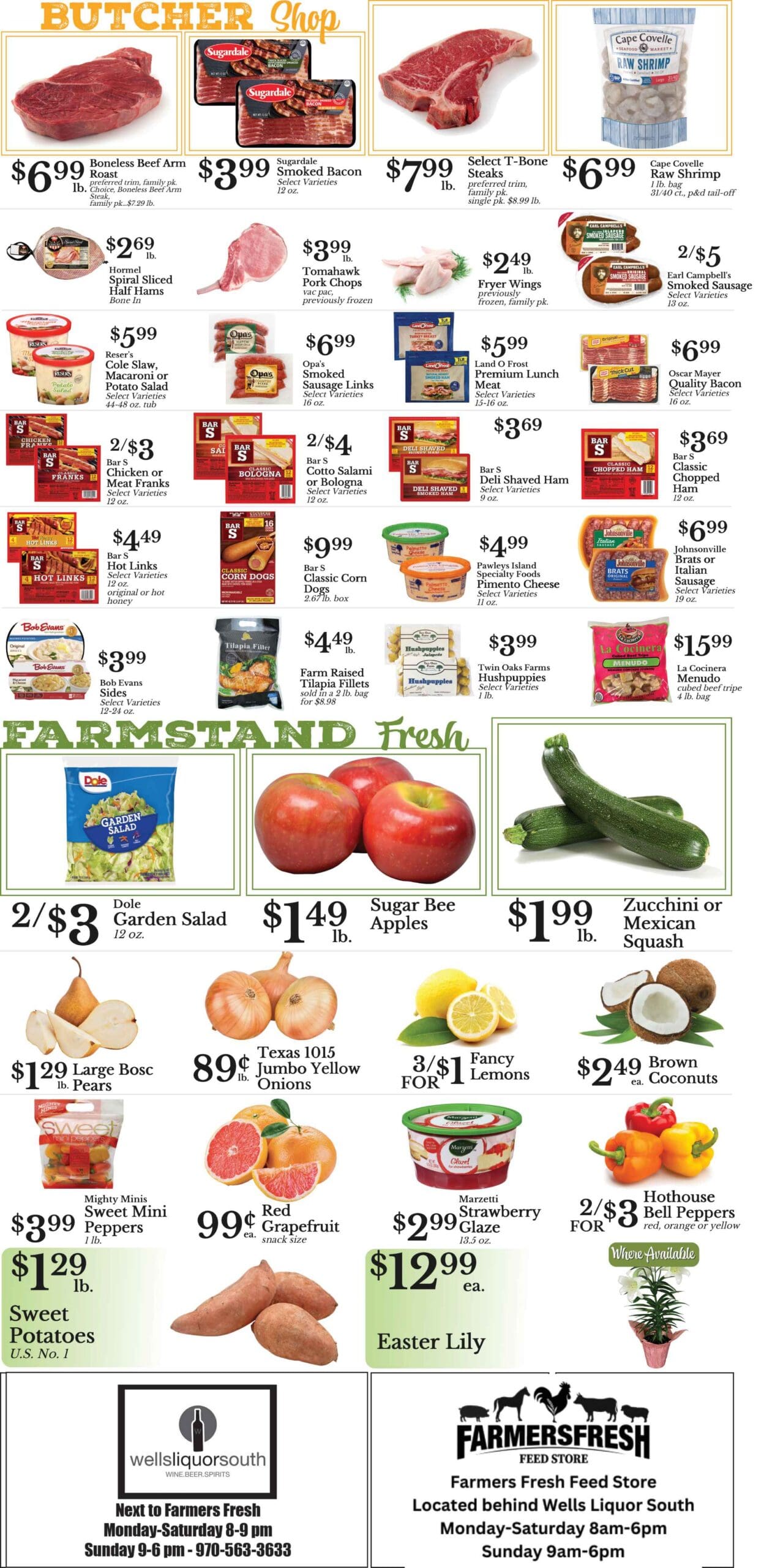 Weekly specials for farmer's fresh market page 4
