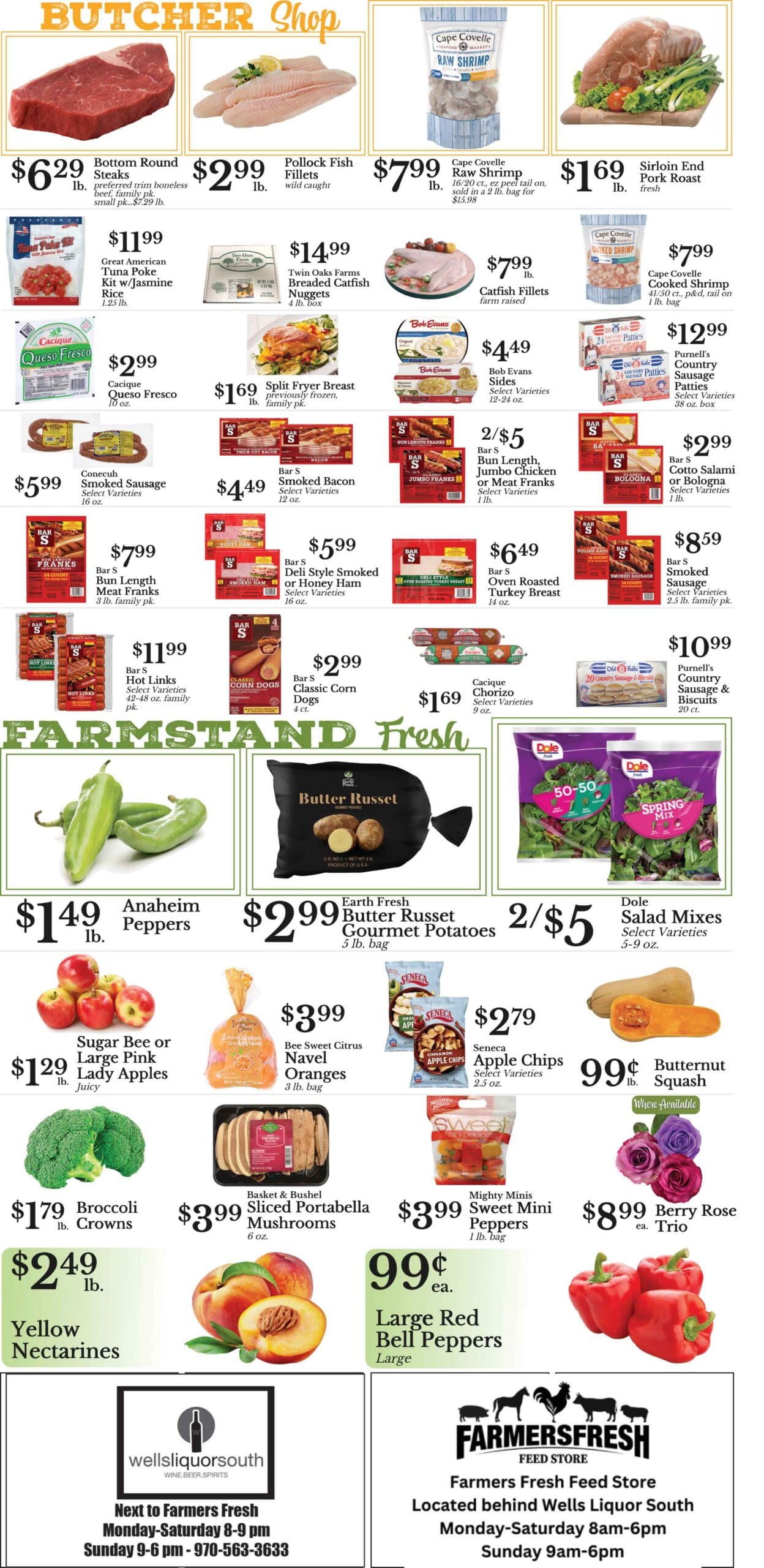 Weekly specials for farmer's fresh market page 4