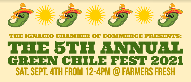Green Chile Fest and Cook-off – September 4th, 12-4pm