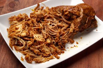Pulled pork, Smoked, Meat