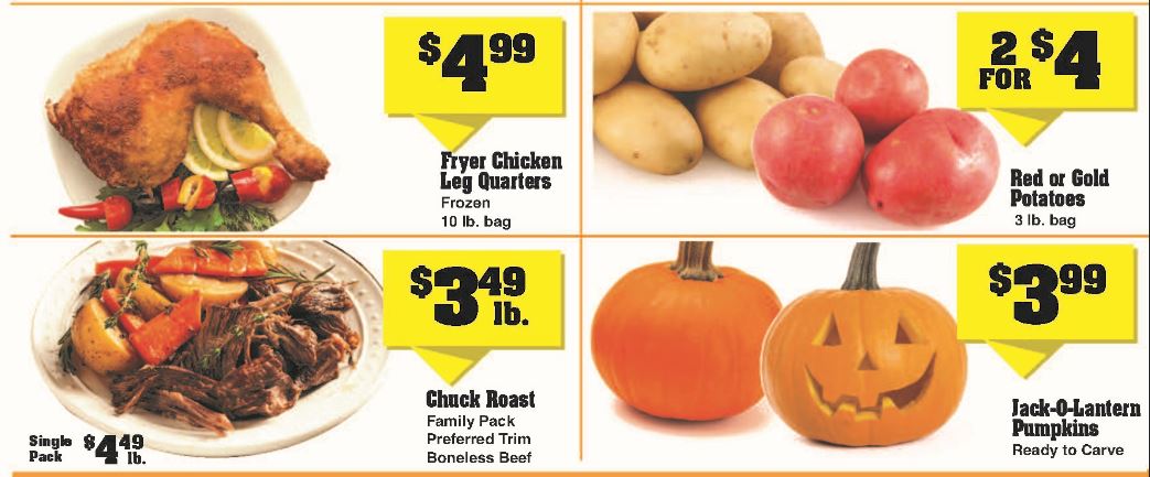 Farmers Fresh Weekly Sale – October 9-15, 2019 with Recipe Ideas