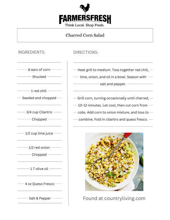 Charred Corn Salad Recipe